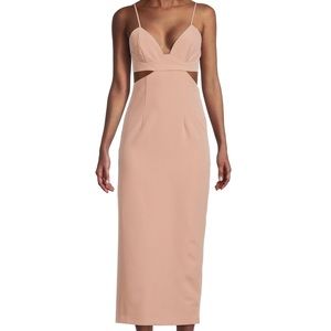 Bardot Midi Cutout Dress